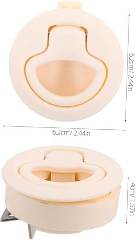 Hatch Latch Locking Flush Pull Durable Nylon Latch for Rvs Boats Cabinets Easy Installation Enhanced Security White Finish in Saudi Arabia