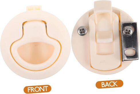Hatch Latch Locking Flush Pull Durable Nylon Latch for Rvs Boats Cabinets Easy Installation Enhanced Security White Finish in Saudi Arabia