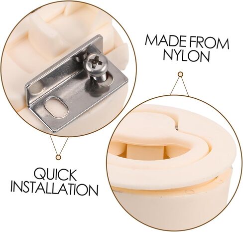 Hatch Latch Locking Flush Pull Durable Nylon Latch for Rvs Boats Cabinets Easy Installation Enhanced Security White Finish in Saudi Arabia