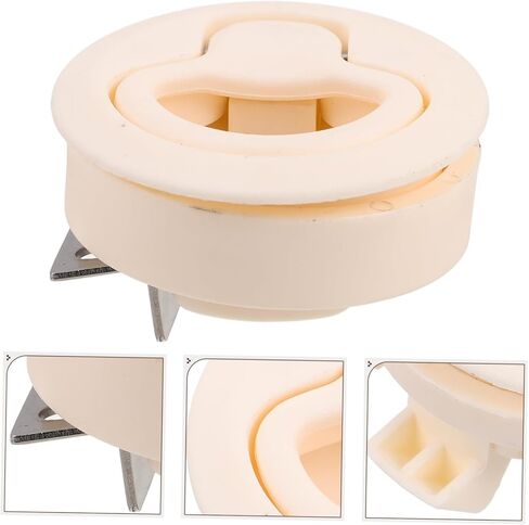 Hatch Latch Locking Flush Pull Durable Nylon Latch for Rvs Boats Cabinets Easy Installation Enhanced Security White Finish in Saudi Arabia