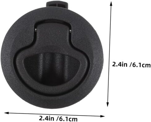 Homoyoyo 2pcs Round Lock Handle Latch Boat Slam Latch Rv Door Push Close Mechanism for Rv in Saudi Arabia