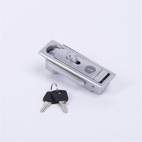 MS713-G Matt Chrome Coated Zinc Alloy Push Button Plane Lock 1Pcs in Saudi Arabia