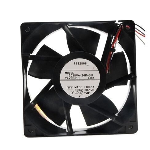 120 مم 12 سم 24 فولت مروحة تبريد 12038VA-24P 12038 120X120X38mm تيار مستمر 0.89A خادم in Kuwait