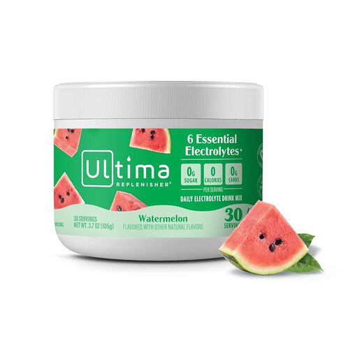 Ultima Replenisher Daily Electrolyte Powder Drink Mix – Sugar Free – Cherry Pomegranate, 30 Servings – Hydration Powder with 6 Electrolytes and Trace Minerals – Keto Friendly, Vegan, Non-GMO in Saudi Arabia