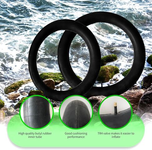 20x4.0 Fat Tire Bike Inner Tubes, 20 x 4.0 Heavy Duty Replacement Inner Tube, 20 Inch Inner Tube, for Ebike Electric Bicycle [Thickened] (2 Pack) in Saudi Arabia