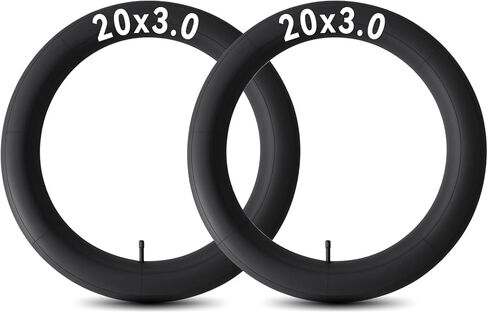 2 PCS 20x3.0 Bike Tube 20x3 Bike Inner Tube with Schrader Valve for 20 inch Bike Tube in Saudi Arabia