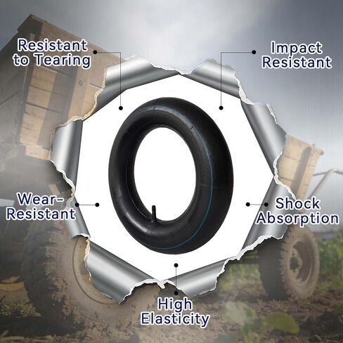 4.00-10 Inner Tube with Straight Valve Stem for Dirt Bikes, Pit Bikes and Mini Bikes in Saudi Arabia