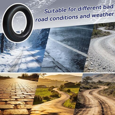 4.00-10 Inner Tube with Straight Valve Stem for Dirt Bikes, Pit Bikes and Mini Bikes in Saudi Arabia