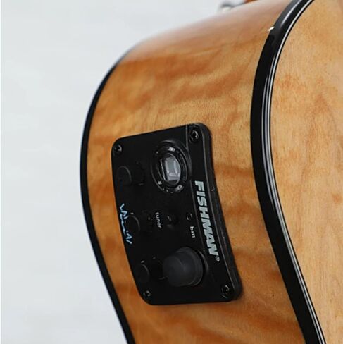 لانيكاي، قيثارة 4 أوتار، رملي، أزرق، كروم (QMNACET) in Kuwait