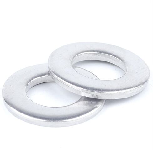 Qinlu-غسالات الألومنيوم المسطحة غسالة الرأس ختم طوقا ختم حلقة سمك M5 M6 M8 M10 M12 M14 M16 M18 M20 M22 M24، لإصلاح المصانع (M10X14X1 (30 قطعة)) in Kuwait