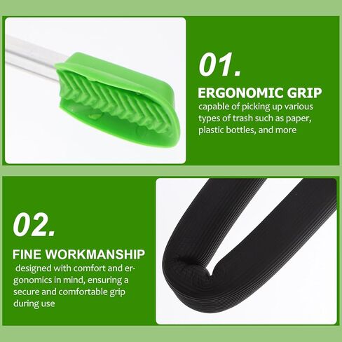 أداة التقاط القمامة من كالارون، صغيرة الحجم وخفيفة الوزن، أداة منتقي القمامة لكبار السن مع مقبض غير قابل للانزلاق وامتداد ذراع قوي لالتقاط القمامة في الهواء الطلق in Kuwait