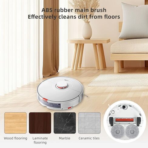 3 Roller Replacements Compatible with Roborock S7 Series, S7 Max Ultra, Q7 / Q7+ / Q7 Max / Q7 Max+, Qrevo/Qrevo S/Qrevo Pro, QV 35S / QV 35A Main Brush Replacement in Kuwait