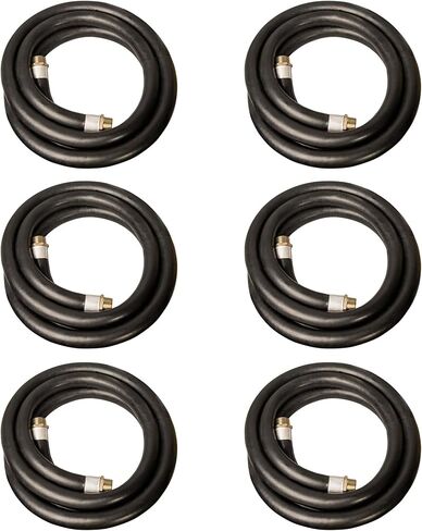 Apache 98108455 3/4 Inch Diameter 12 Foot Length 60 PSI Farm Fuel Gasoline Oil Diesel Tractor Transfer Hoses, Black (6 Pack) in Saudi Arabia