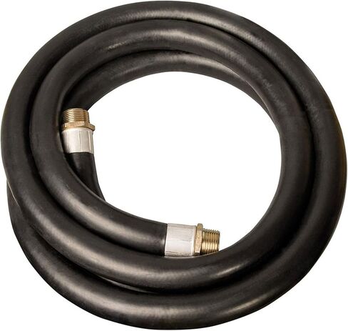 Apache 98108455 3/4 Inch Diameter 12 Foot Length 60 PSI Farm Fuel Gasoline Oil Diesel Tractor Transfer Hoses, Black (2 Pack) in Saudi Arabia