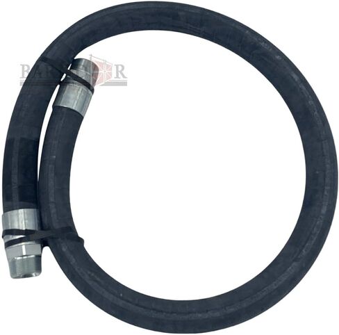 Apache 98118001 Hose Assembly - 1.5 in. x 6 ft., Black, Nylon Braid Reinforced Hose w/EPDM Cover, 2 Nylon Braids, Coiled Design | Farming Equipment in Kuwait