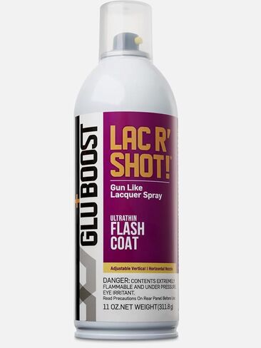 GluBoost Lac R’ Shot! Flash Coat - Ultrathin Clear Gloss Lacquer in Kuwait