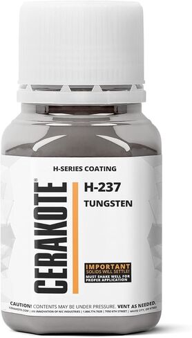 CERAKOTE ( OVEN CURE H-SERIES TUNGSTEN [ 4oz ] H-237T -Our Ceramic Technology Combines Performance with Color on All- Metals, Polymers + More - (Part B) Included in Kuwait