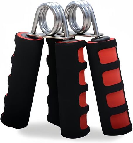 HORNO 2 Pcs Soft Foam Hand Exerciser，Strengthen Hand Grip Exerciser for Quickly Increasing Wrist Forearm and Finger Strength（Red） in Kuwait