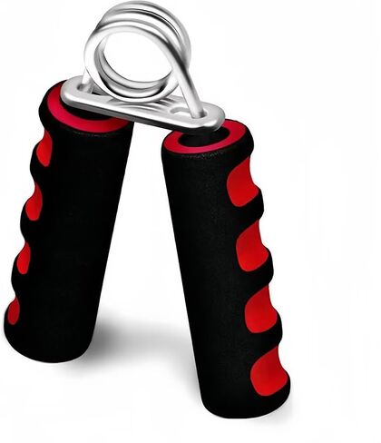 HORNO 2 Pcs Soft Foam Hand Exerciser，Strengthen Hand Grip Exerciser for Quickly Increasing Wrist Forearm and Finger Strength（Red） in Kuwait