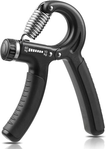 Grip Strength Trainer, Hand Grip Strengthener, Adjustable Resistance 22-132Lbs (10-60kg), Forearm Strengthener in Saudi Arabia