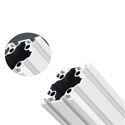 GTBAO 4040V فتحة مزدوجة الألومنيوم النتوء الشخصي 6.2 مم فتحة 40 × 40 مم عمود مربع السكك الحديدية الإطار الصناعي المواد رف مقذوف السكك الحديدية (50 مم 1.97 بوصة طويلة) in Kuwait