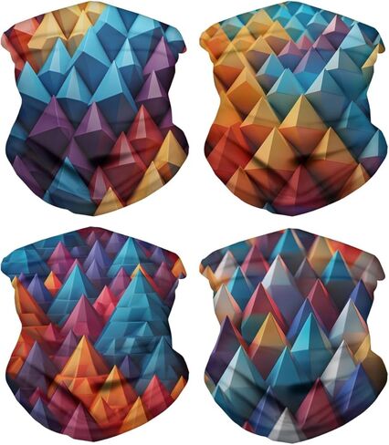 GLUDEAR USA Flag Print Seamless Bandana Rave Headband Headwear Balaclava Head Wrap Scarf Neck in Kuwait