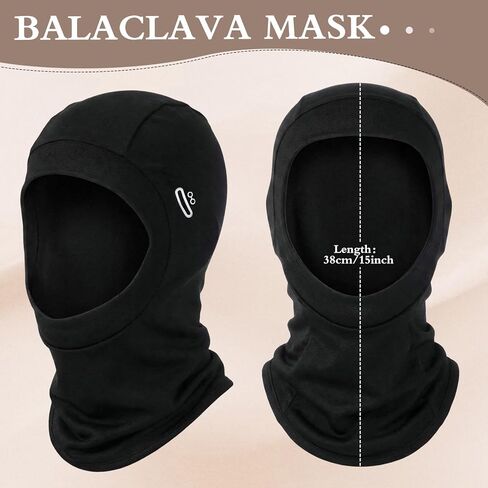 Unittype 2 Pack Balaclava Mask Summer Milk Silk Face Mask UV Protection with Glasses Holes Breathable Motorcycle Helmet Neck Gaiter for Motorcycle Cycling Outdoor Sports Men Women in Saudi Arabia