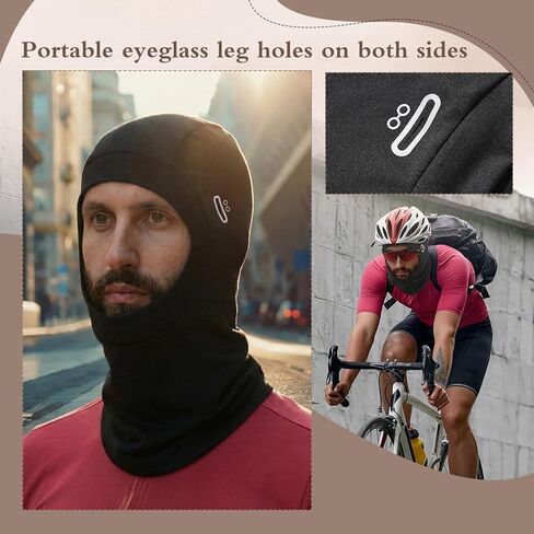 Unittype 2 Pack Balaclava Mask Summer Milk Silk Face Mask UV Protection with Glasses Holes Breathable Motorcycle Helmet Neck Gaiter for Motorcycle Cycling Outdoor Sports Men Women in Saudi Arabia