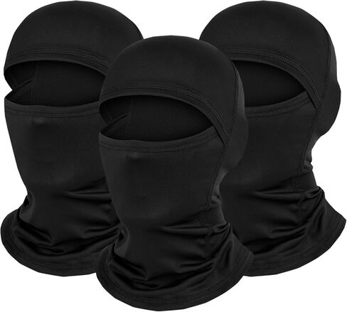 3-6 قطع قناع وجه بالاكلافا، قناع تزلج للرجال والنساء، غطاء رأس خفيف الوزن للحماية من الأشعة فوق البنفسجية يسمح بمرور الهواء لركوب الدراجات in Kuwait