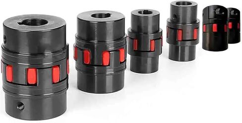XL1 D40L66 نجمة اقتران Quincunx مخلب مرن 45 # جولة الصلب عزم دوران كبير زوجين مقرنة 1 قطعة (17X19) in Saudi Arabia