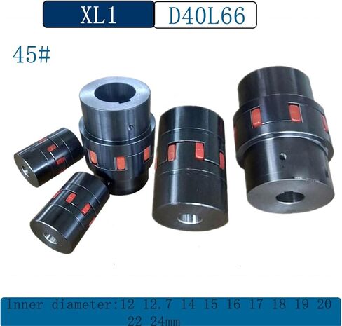 XL1 D40L66 نجمة اقتران Quincunx مخلب مرن 45 # جولة الصلب عزم دوران كبير زوجين مقرنة 1 قطعة (17X19) in Saudi Arabia