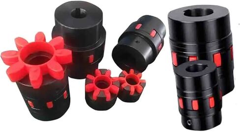 XL1 D40L66 نجمة اقتران Quincunx مخلب مرن 45 # جولة الصلب عزم دوران كبير زوجين مقرنة 1 قطعة (17X19) in Saudi Arabia