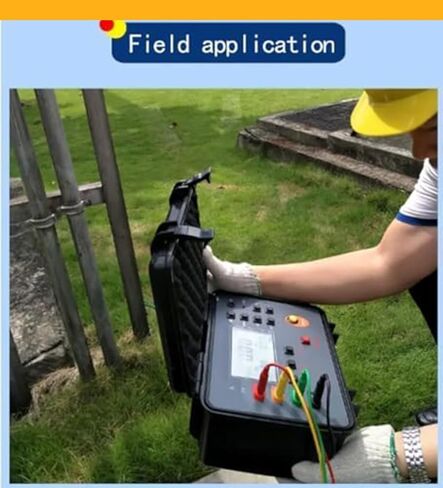 4-Wire Earth Ground Resistance Tester with Range 30.00kΩ Resistance 100.0V Voltage 9999KΩM Resistivity Supports 2 3 and 4‑Wire USB Interface Real Time Display Data Storage 500 Groups in Saudi Arabia