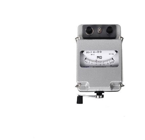1PC 100% New CHNT Testing Instrument ZC-7 Resistance Tester/Megohmmeter 500V/500 Megohm [Aluminum Shell] in Saudi Arabia