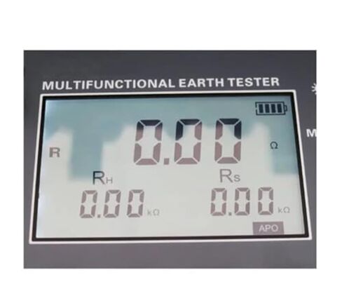 Digital 4-Wire Soil Resistivity Tester with 500 Groups Data Storage Earth Resistance 0.00Ω~300kΩ DC Resistance 0.00Ω~300kΩ Soil Resistivity 0.00Ωm~9000kΩm IEC61010-1 Standard in Saudi Arabia