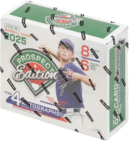 2025 Panini Prospect Edition Baseball Hobby Trading Card Box (4 Autographs Per Box) in Saudi Arabia