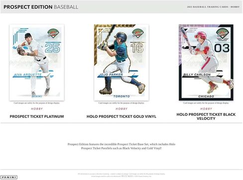 2025 Panini Prospect Edition Baseball Hobby Trading Card Box (4 Autographs Per Box) in Saudi Arabia