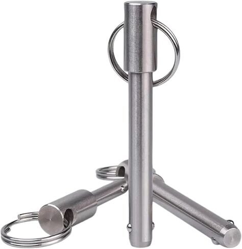 Locking Pins,1pc VCN115.1 Stainless Steel Nickel Plated Quick Release Pin, Heavy Duty Ball Head Fastening Pin with Pull Ring, VCN115.1-16-60mm ( Color : Model - Dia. - Length , Size : VCN115.1-16-70mm in Saudi Arabia