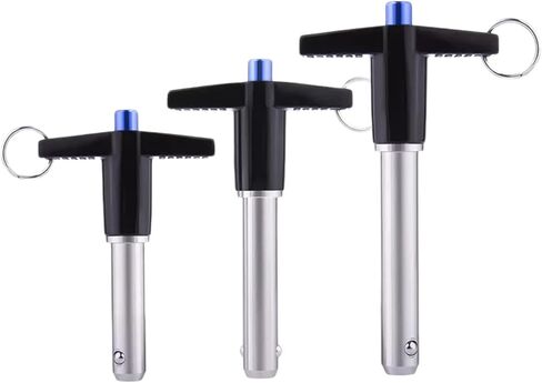 Locking Pins,1pc T-Type Quick Release Pin, VCN117 Heavy Duty Quick Release Plug Pin, Ball Lock Pin Boat Accessories, VCN117-5-85mm ( Color : Model - Dia. - Length , Size : VCN117-5-50mm ) in Saudi Arabia