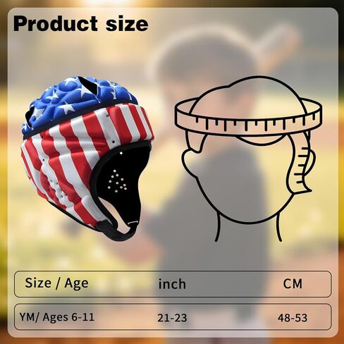 Rugby Soft Shell Helmet - Adjustable Padded Headguard for Football, Flag Football & Multi-Sport Protection in Saudi Arabia