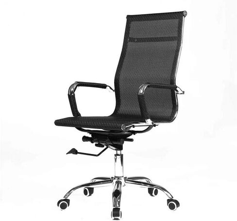Chair Computer Chair Fixed Armrest Conference Chair Staff Chair Lift Swivel Chair Home Breathable Mesh Chair in Saudi Arabia