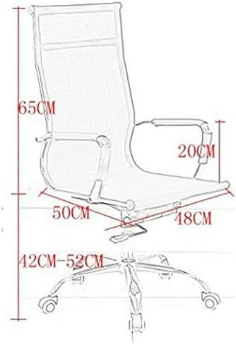 Chair Computer Chair Fixed Armrest Conference Chair Staff Chair Lift Swivel Chair Home Breathable Mesh Chair in Saudi Arabia
