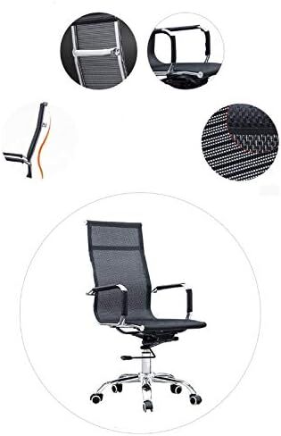 Chair Computer Chair Fixed Armrest Conference Chair Staff Chair Lift Swivel Chair Home Breathable Mesh Chair in Saudi Arabia
