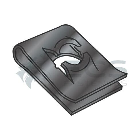C8110-8-4 Type U Spring Nut Black Phosphate - ECS-371016 in Saudi Arabia