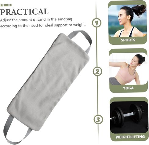 Totority Workout Sandbag for Weight Training Durable Canvas Weighting Pouch with Handles for Core Strength and Cardio Workouts in Saudi Arabia