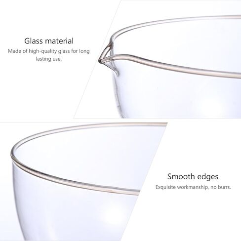 Glass Evaporating Dish Flat Bottom 150mm with Spout Laboratory Evaporation Basin for Scientific Lab Use Industrial Evaporating Supplies in Saudi Arabia