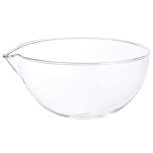 INOOMP Glass Evaporating Dish Laboratory Tool 90mm Round Bottom Borosilicate Glass Evaporation Basin with Spout for Chemistry Lab Evaporation and Scientific Experiments in Saudi Arabia