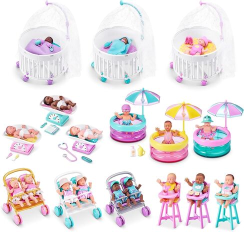 5 مفاجأة My Mini Baby Series 2 من Zuru ، كبسولة الغموض القابلة للتحصيل ، لعبة للفتيات ، الطفل المصغرة الواقعي ، playets وملحقات (كبسولة واحدة) in Saudi Arabia