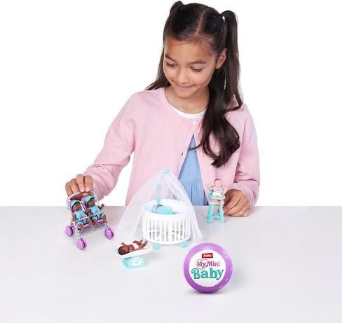 5 مفاجأة My Mini Baby Series 2 من Zuru ، كبسولة الغموض القابلة للتحصيل ، لعبة للفتيات ، الطفل المصغرة الواقعي ، playets وملحقات (كبسولة واحدة) in Saudi Arabia