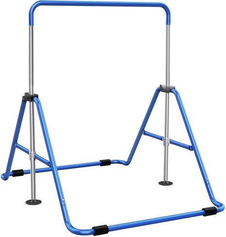 قضيب الجمباز للأطفال من مونوجوي، ارتفاع قابل للتعديل وقابل للطي للتدريب المنزلي، شريط أفقي قوي قابل للتوسيع مع قاعدة ثابتة لممارسة الصالة الرياضية، وبناء القوة وتنمية المهارات in Kuwait